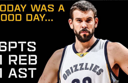 Marc Gasol Gets First Career Triple Double