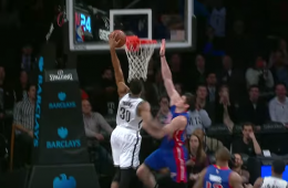 Thaddeus Young Dunks On Ersan Ilyasova