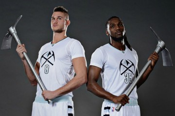 Denver Nuggets WHITEGOLD Uniforms