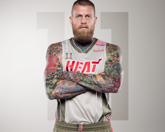 miami heat military jersey