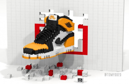 Air Jordan I 'Shattered Backboard' LEGO Replica