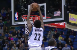 Andrew Wiggins Racks Up 32 and 10, Wolves Win