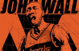 John Wall Red Rage Illustration