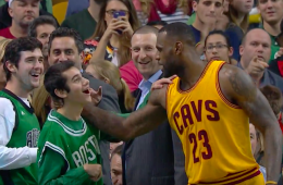 LeBron James Honors Special Olympian, Beats Boston