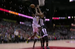 Paul Millsap Dunks All Over Hassan Whiteside