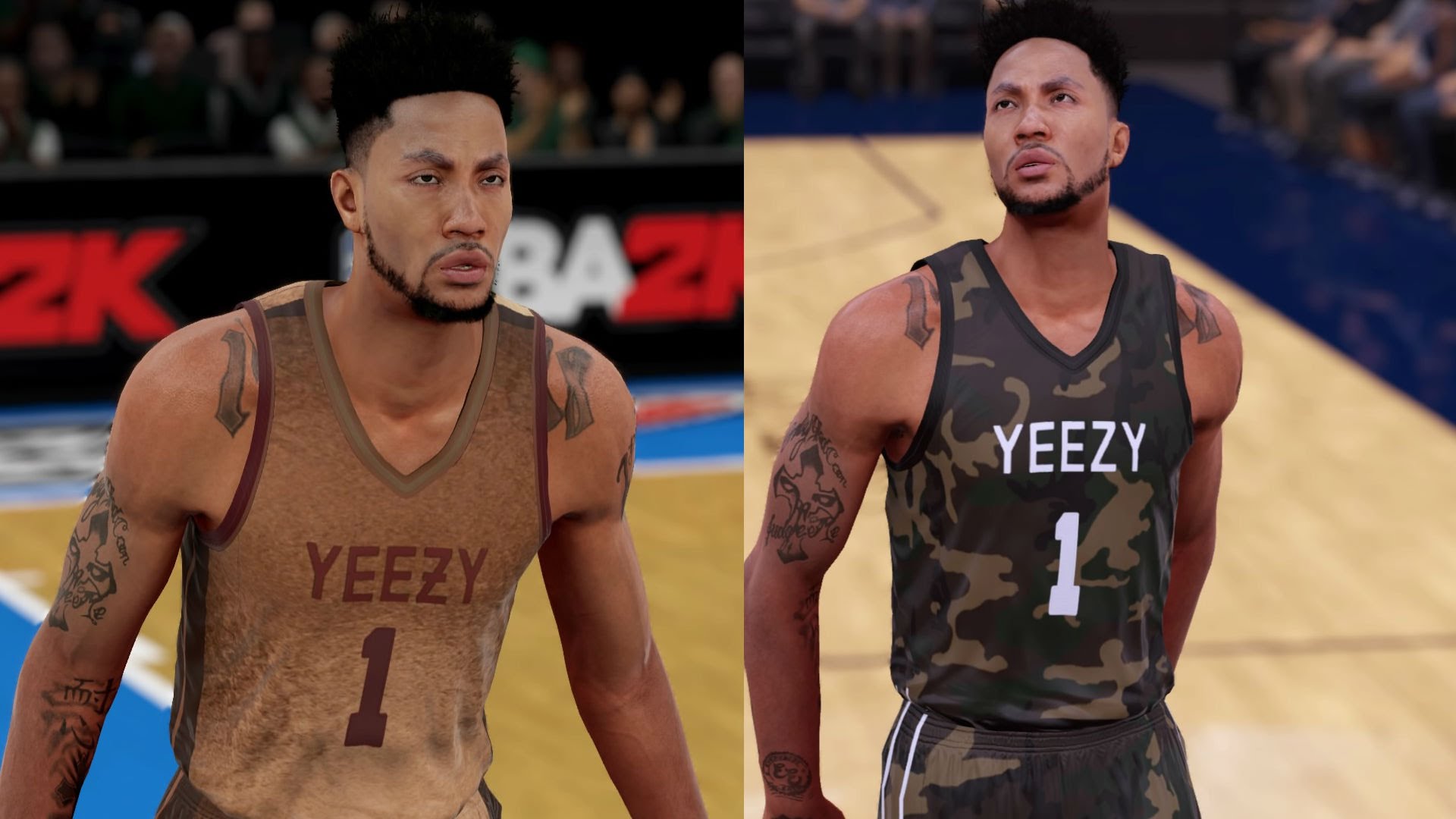 Yeezy Season 1 Uniforms x NBA 2K16