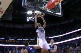 Anthony Davis Game Winning Alley-Oop Dunk
