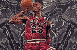 Michael Jordan FLY Illustration
