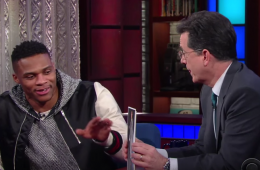 Russell Westbrook Does The Late Show with Stephen Colbert