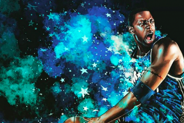 Tracy McGrady Orlando Magician Illustration