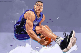 Aaron Gordon Above the Clouds Illustration