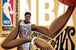 Anthony Davis Rivista Ufficiale NBA Cover Art