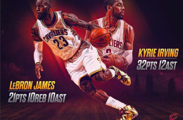 LeBron James, Kyrie Irving Dominate Kings