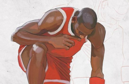 Michael Jordan Pre-Flight Check Sketch