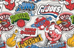 NBA Logos x Retro Cartoons
