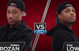 DeMar DeRozan vs Kyle Lowry Car Based Skills Challenge