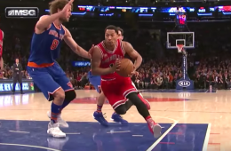 Derrick Rose Drops 30 In Loss, Gets First Dunk