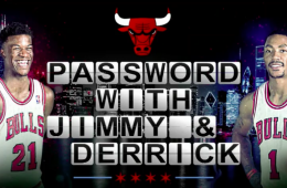 Derrick Rose and Jimmy Butler Play Password