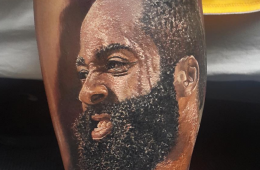Fan Gets An Epically Real James Harden Tattoo