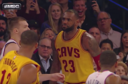 LeBron James Gets Triple-Double at MSG