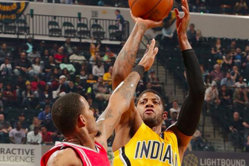 Paul George Battles James Harden, Indy Wins
