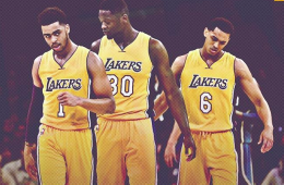 Young Lakers Trio Downs Magic In LA