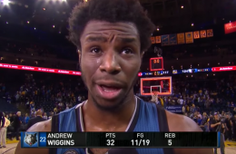 Andrew Wiggins, Wolves Stun Golden State