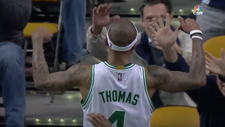 Isaiah Thomas Leads Celtics Past New Orleans
