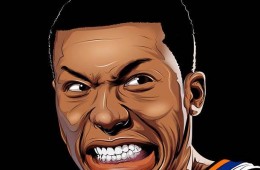 Nate Robinson Grinning Illustration