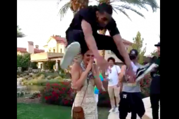 Watch Jordan Clarkson Jump Over Kendall Jenner at Coachella
