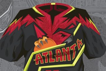 Atlanta Hawks Dashiki Illustration