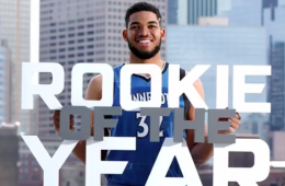 Karl-Anthony Towns Named Rookie of the Year
