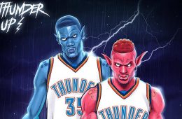 OKC Thunder x Monstars Illustration