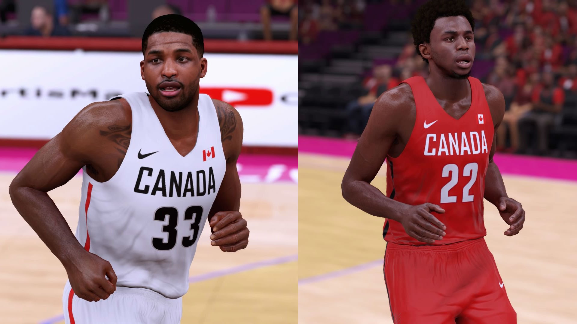 Team Canada NBA 2K16 Uniforms