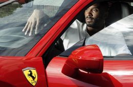 Kobe Bryant Visits Ferrari In Italy