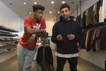 Jimmy Butler Goes Sneaker Shopping