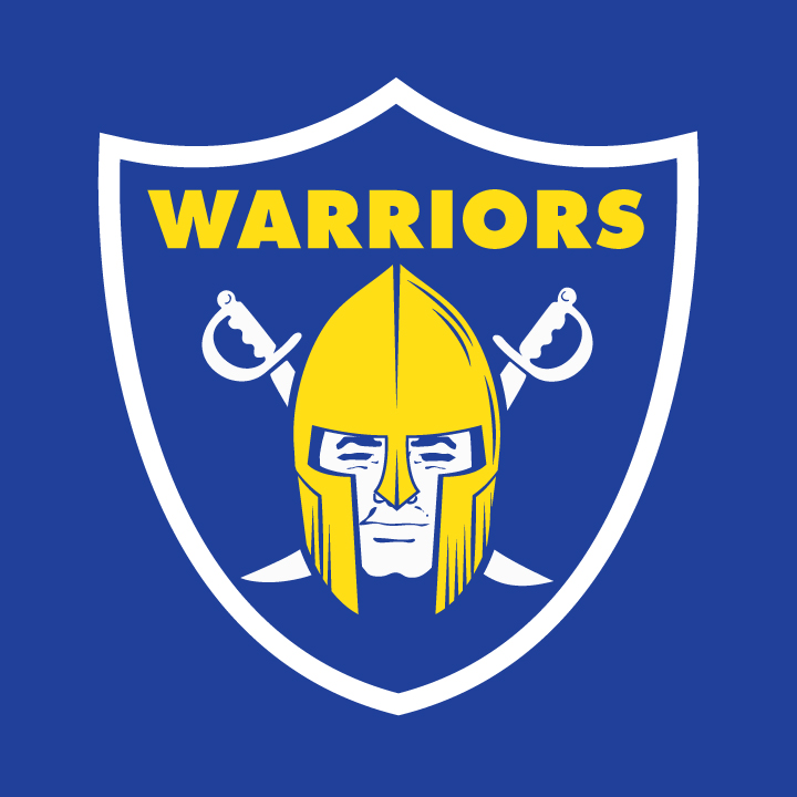 Warriors x Raiders Illustration