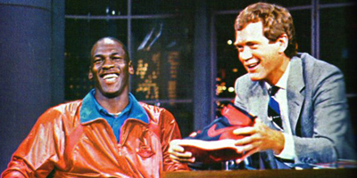 Michael Jordan Does Letterman Circa 1986