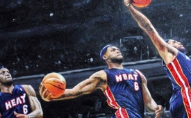 LeBron James Oil Painting