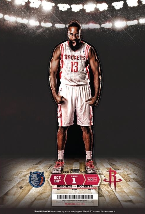 Check out the Opening Night Tickets For the Houston Rockets