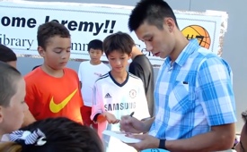 Jeremy Lin Helped To Open A New Court In Palo Alto