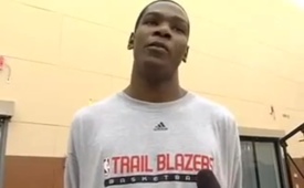 Kevin Durant Draft Workout and Interview With Portland