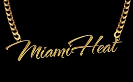 Miami Heat Gold Chain Tee