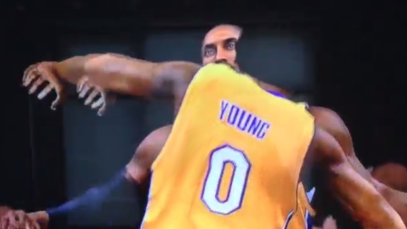 Nick Young Is Amped To Be Introduced With Lakers On NBA 2K14