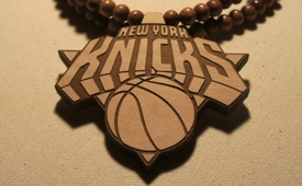 New York Knicks Beaded Necklace
