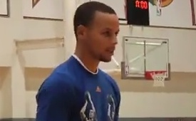 Steph Curry Gets Beat By His Dad In P.I.G Game