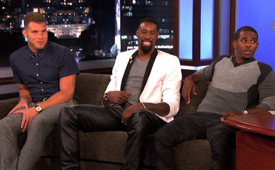 Blake Griffin, DeAndre Jordan, and Chris Paul On Jimmy Kimmel