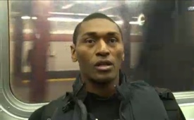 Metta World Peace Took the Subway to the Knicks Game