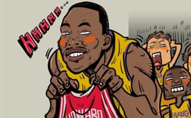 Dwight Howard Spurning the Lakers Art