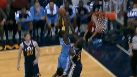 JJ Hickson Drops The Hammer On Marvin Williams